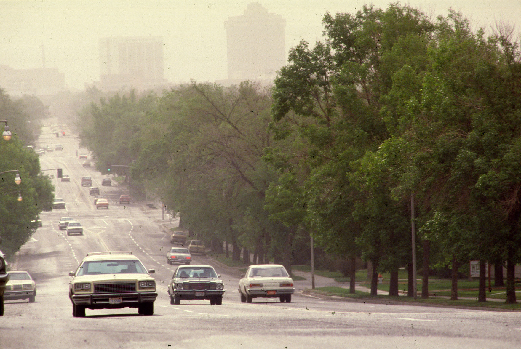 Mount St. Helens ash in Billings